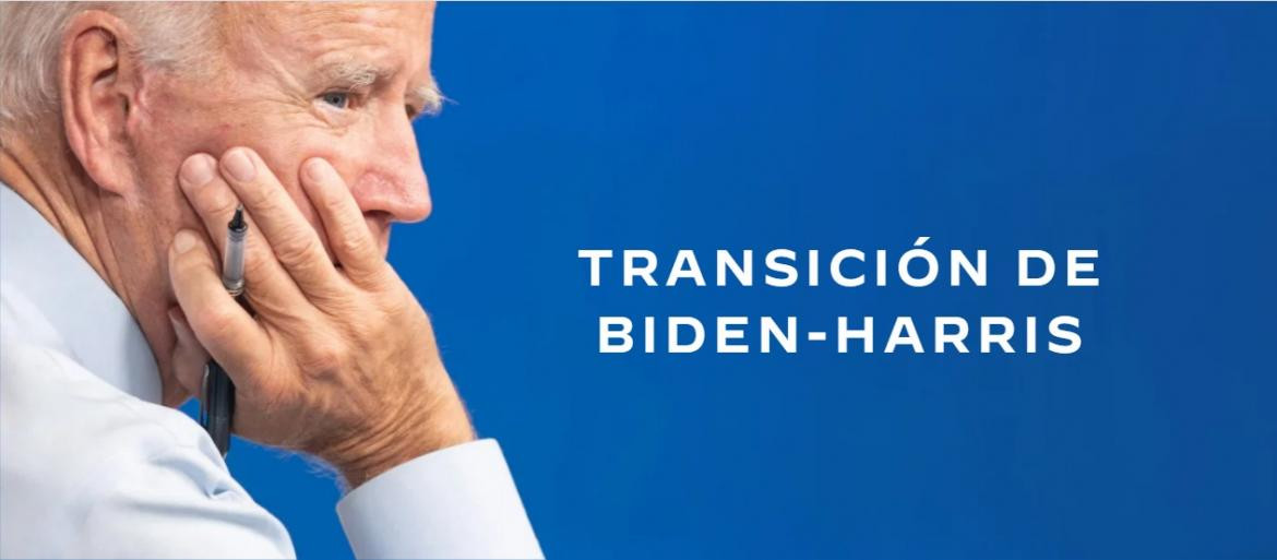 Web transición Biden - Trump