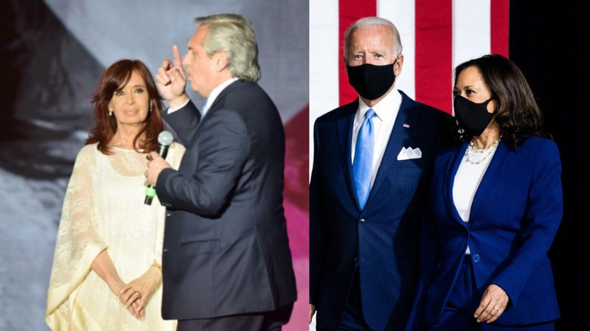 Joe Biden y Alberto Fernández