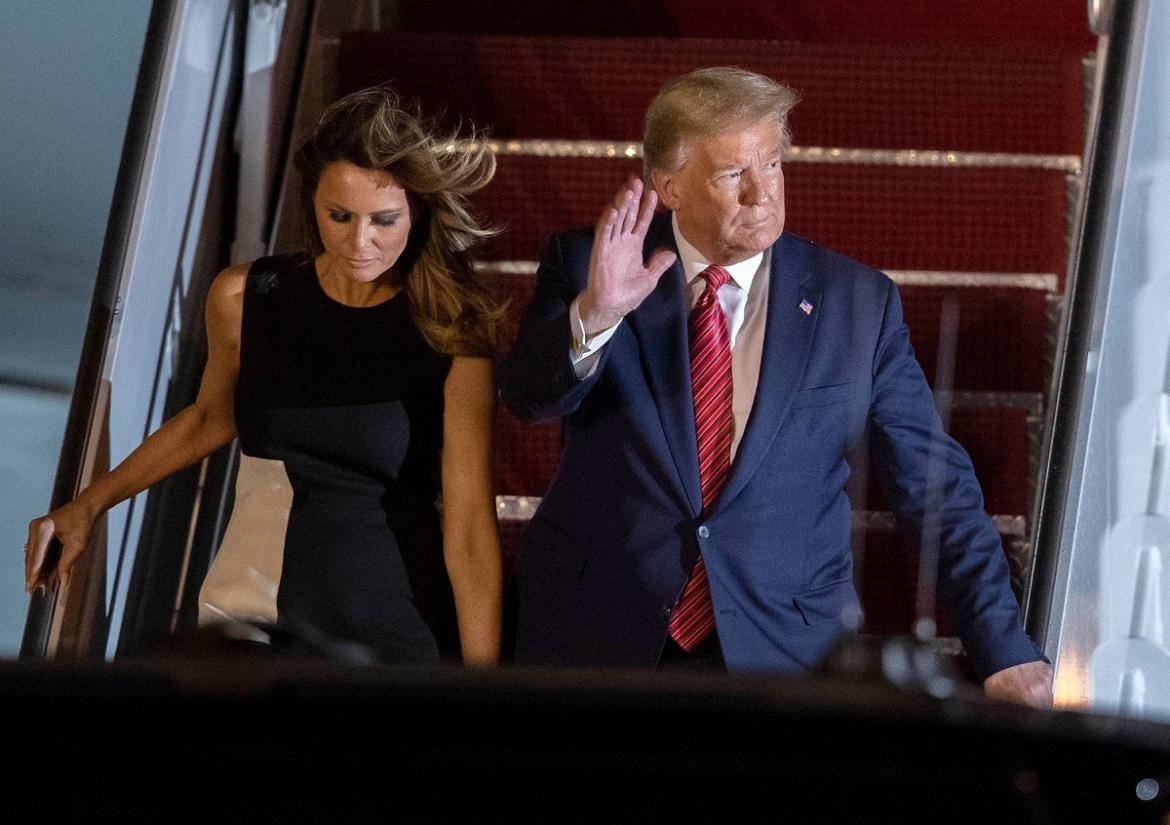 Donald Trump y su esposa Melania, Reuters.
