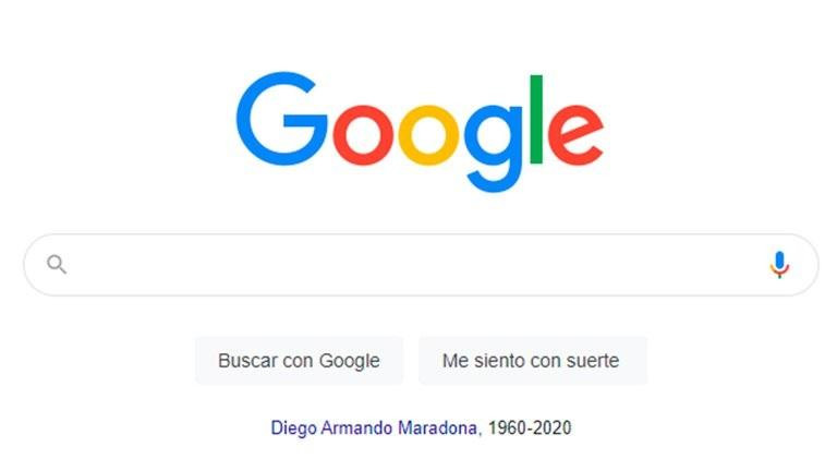 Google por Maradona