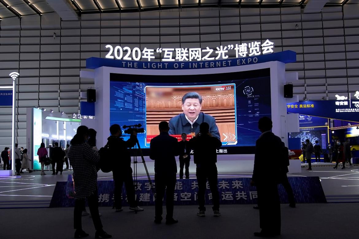 Conferencia de Xi Jinping en China. Foto Reuters