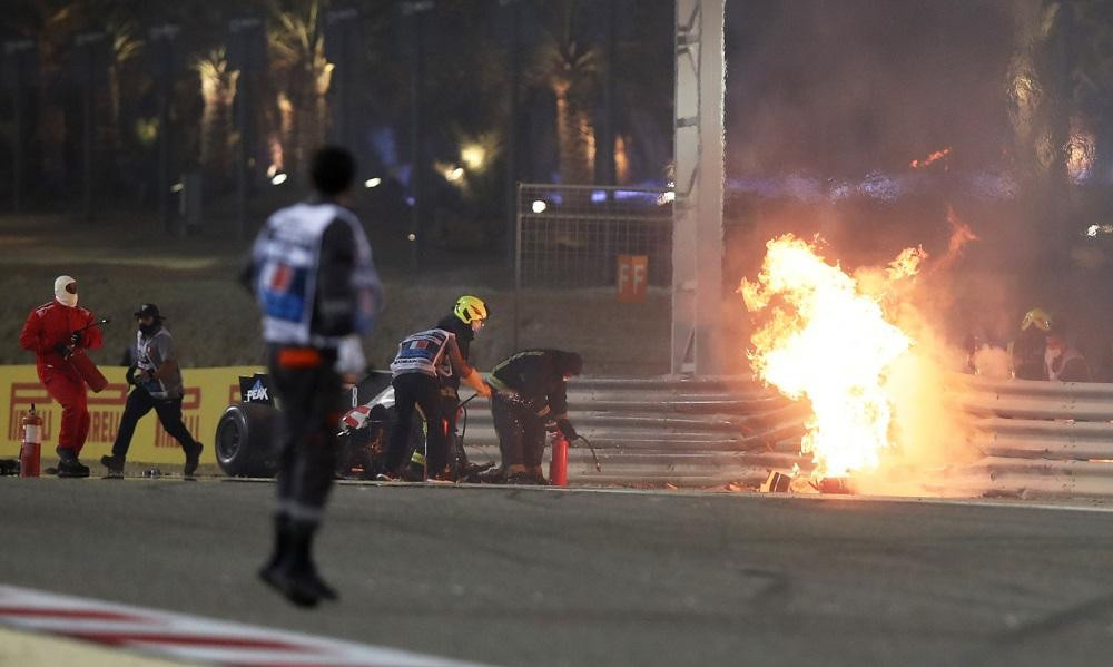 Fórmula 1, accidente de Roman Grosjean, Bahrein, Reuters