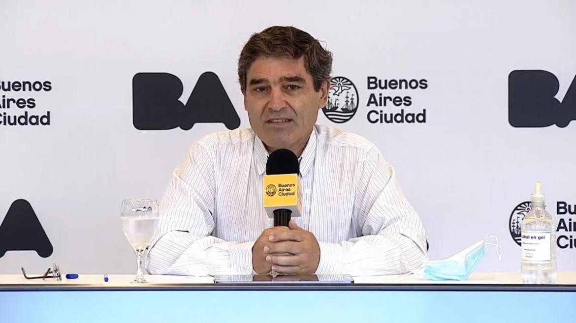 El ministro de Salud porteño, Fernán Quirós, Captura YouTube