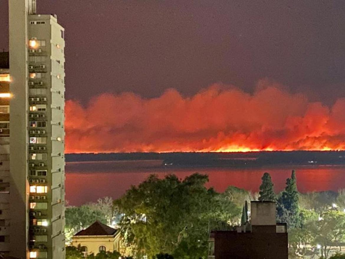 Incendios en el Delta del Paraná