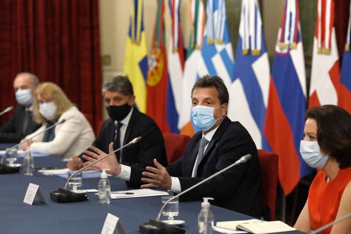 Sergio Massa recibió en Diputados a embajadores y embajadoras de la Unión Europea, Frente Renovador