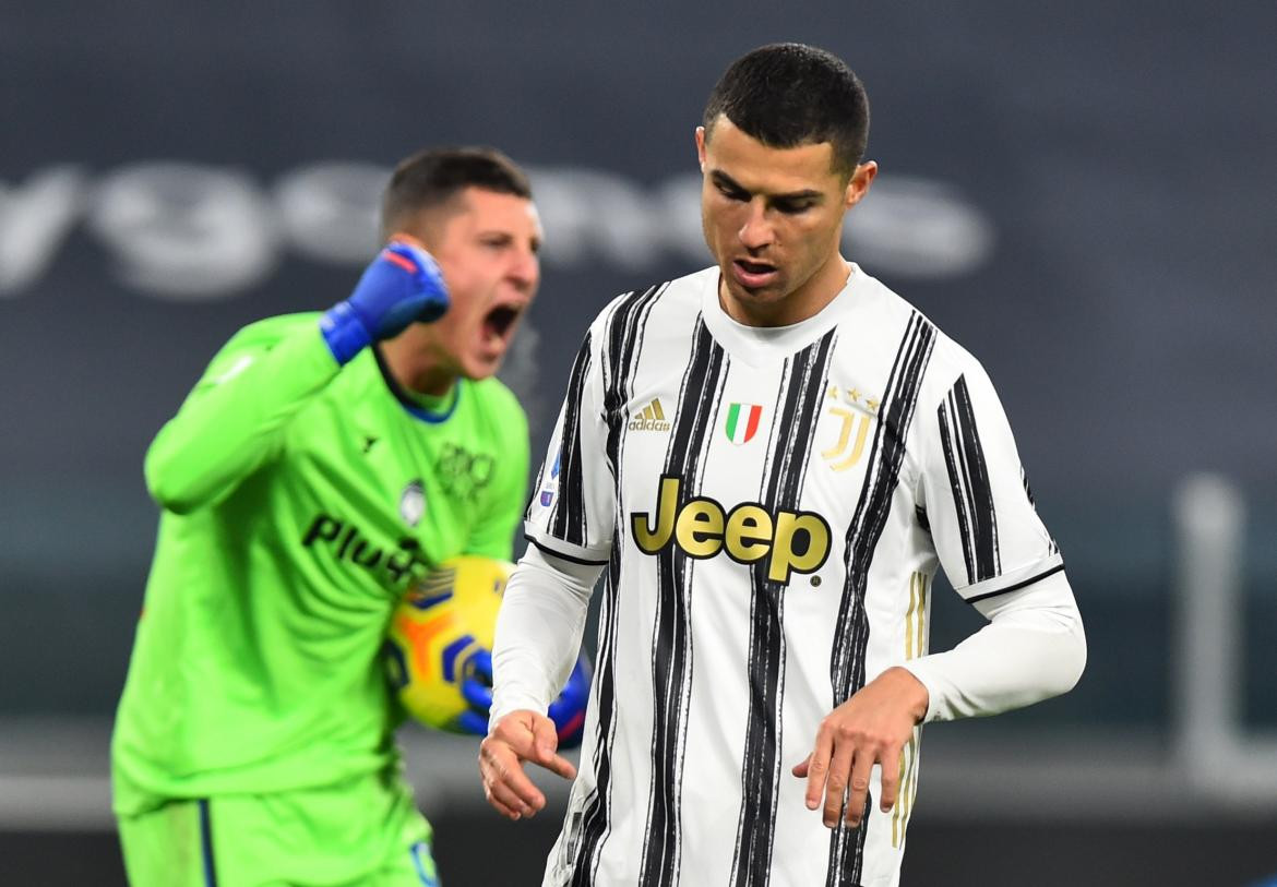 Penal fallado por Cristiano Ronaldo en la Juventus ante Atalanta, REUTERS