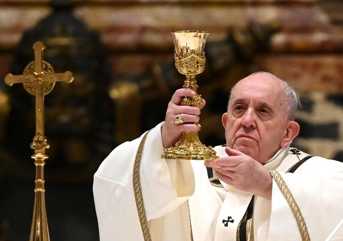 Papa Francisco en Misa de Gallo, REUTERS