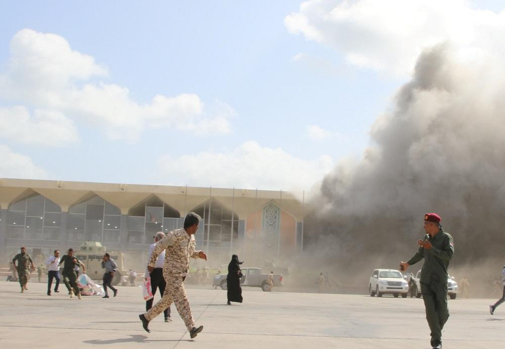 Atentado en Yemen, ataque con explosivos en aeropuerto, Foto Reuters	