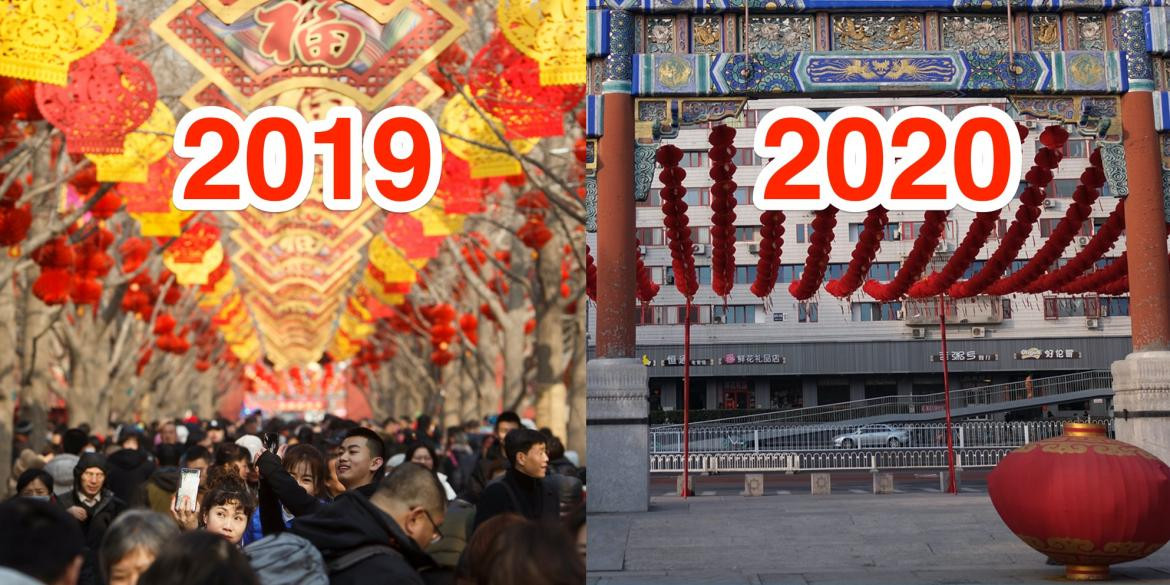 Año nuevo en Wuhan, China