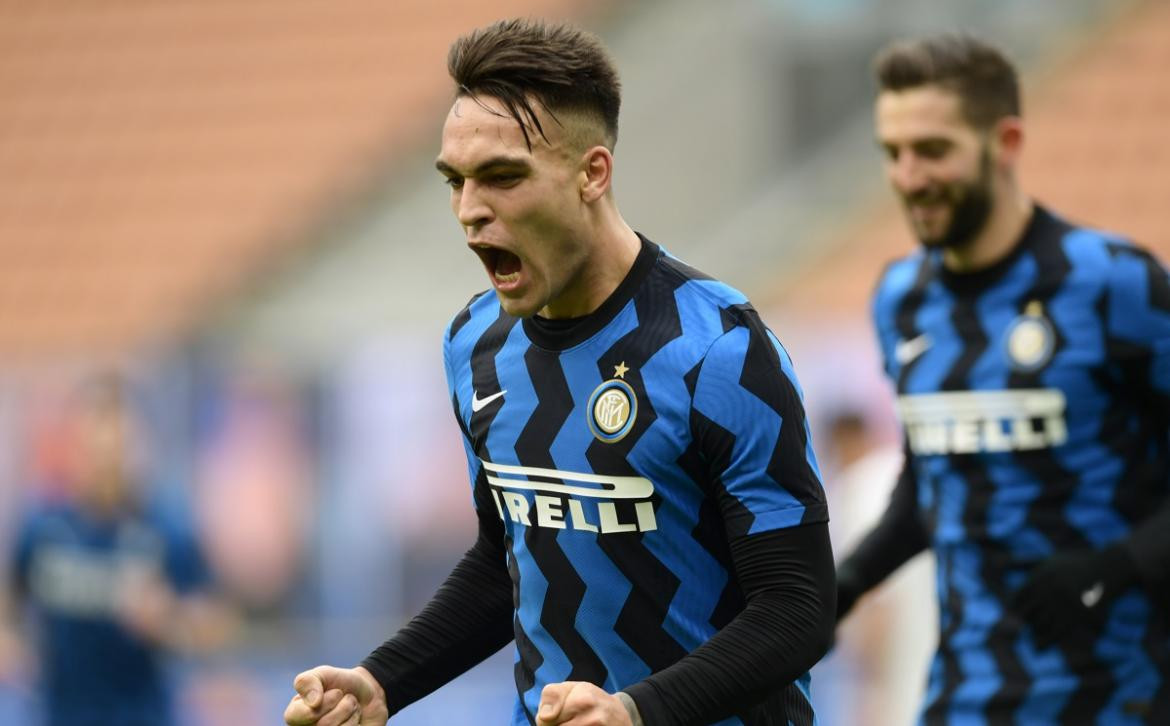 Lautaro Martínez. Inter, fútbol de Italia, Serie A, Foto Reuters