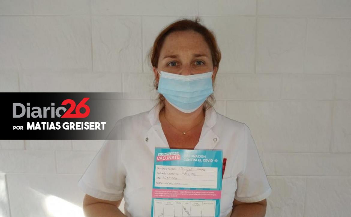 Roxana Marziali, fonoaudióloga del Hospital Larcade de San Miguel, Diario 26