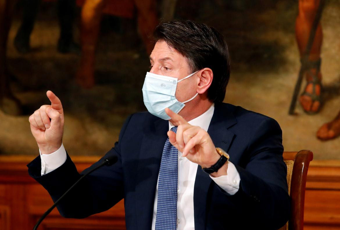 Coronavirus en Italia, Giuseppe Conte, Primer Ministro, REUTERS	