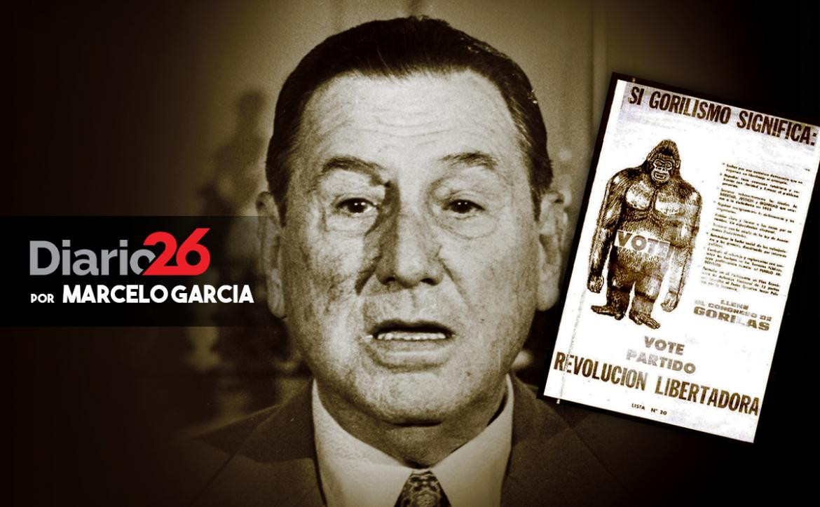 Juan Domingo Perón, Gorilas, peronismo, Diario 26, Marcelo García