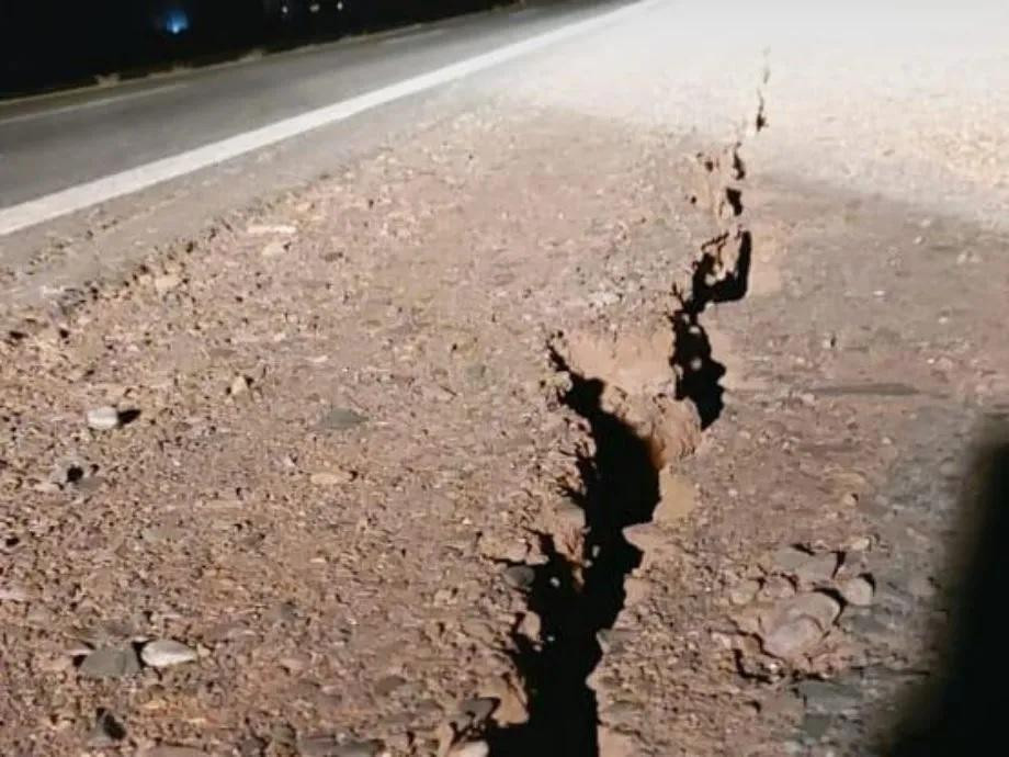 Ruta tras terremoto en San Juan