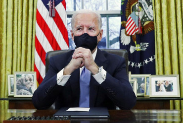 Joe Biden, día 1: barbijo obligatorio, EE.UU. no se va de la OMS y vuelve al Acuerdo de París