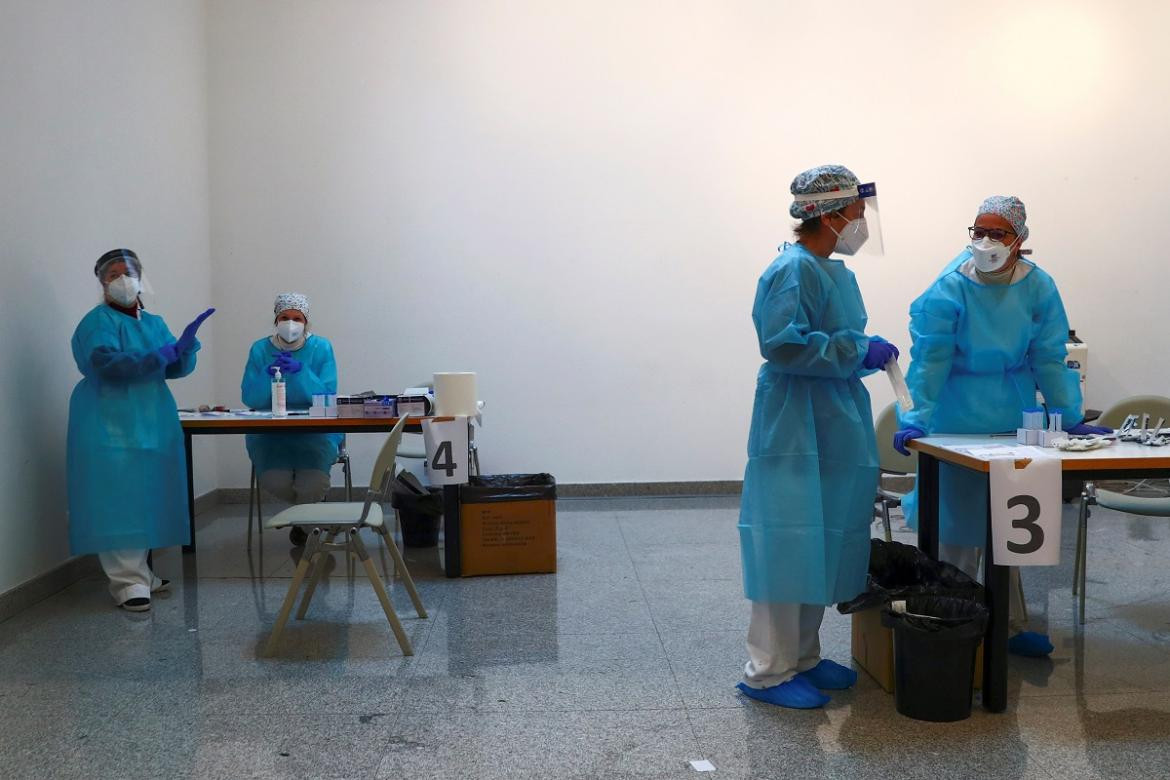 Coronavirus, pandemia, España, personal de Salud, Reuters	
