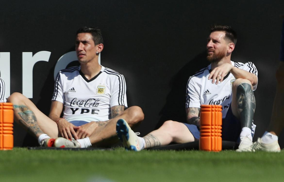 Di María y Messi, selección argentina, Reuters.