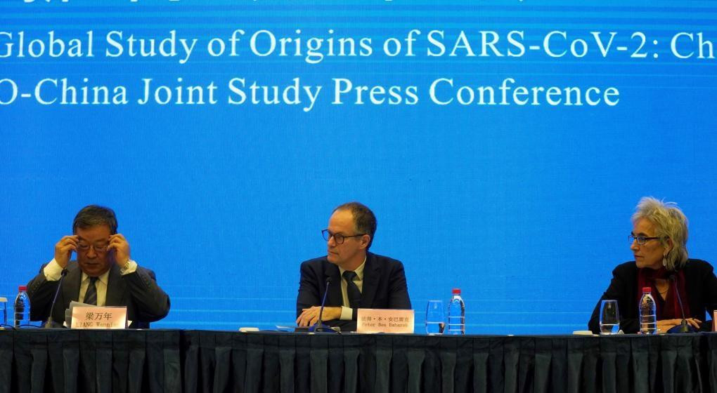 Conferencia de prensa de la OMS sobre el origen del SARS COV-2