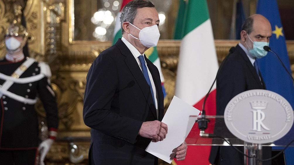 Mario Draghi, nuevo primer ministro de Italia