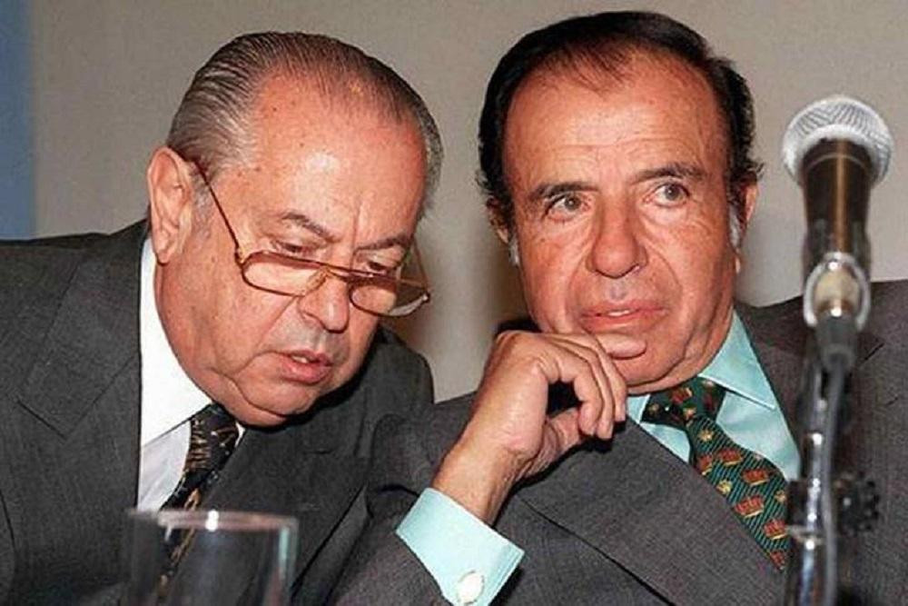 Carlos Corach y Carlos Menem