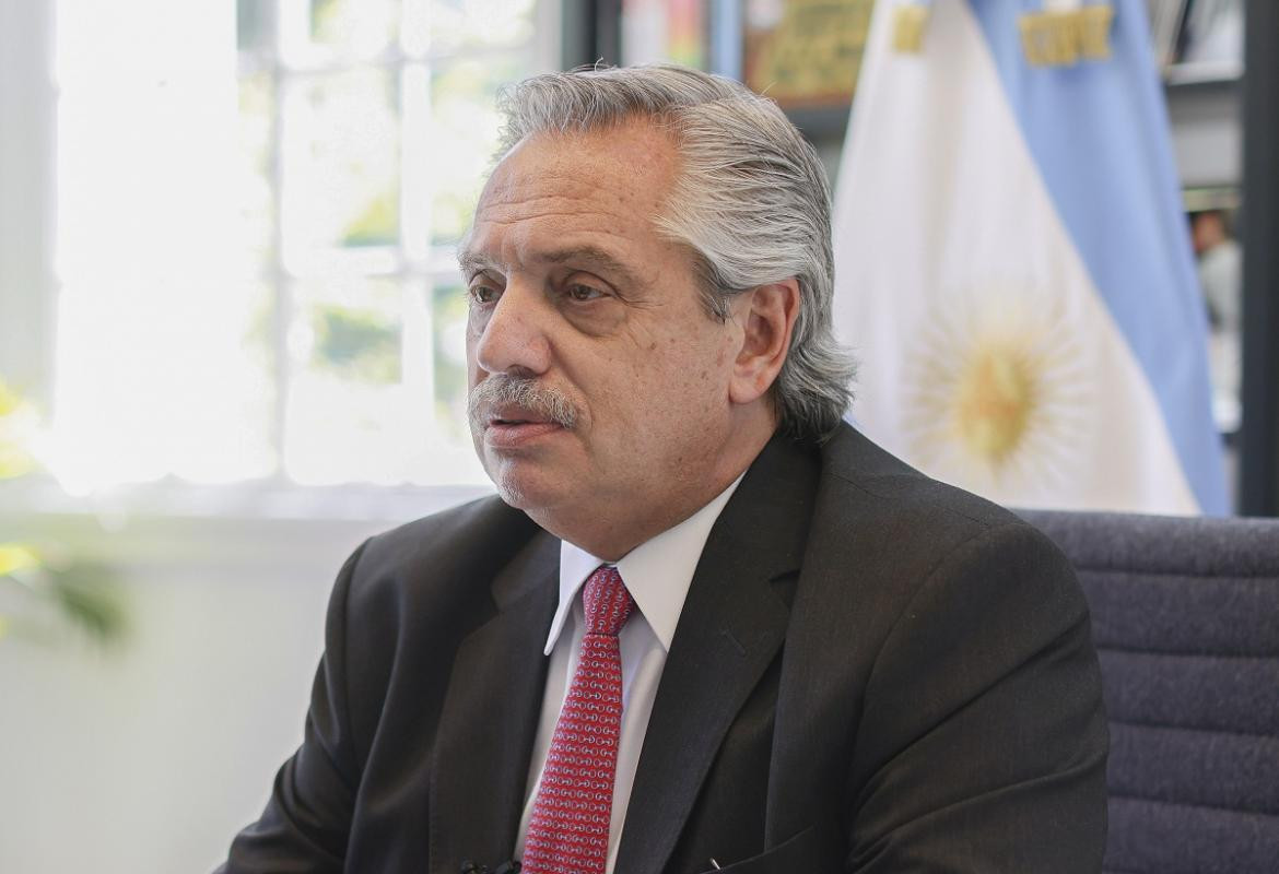 Alberto Fernández, presidente de Argentina, NA