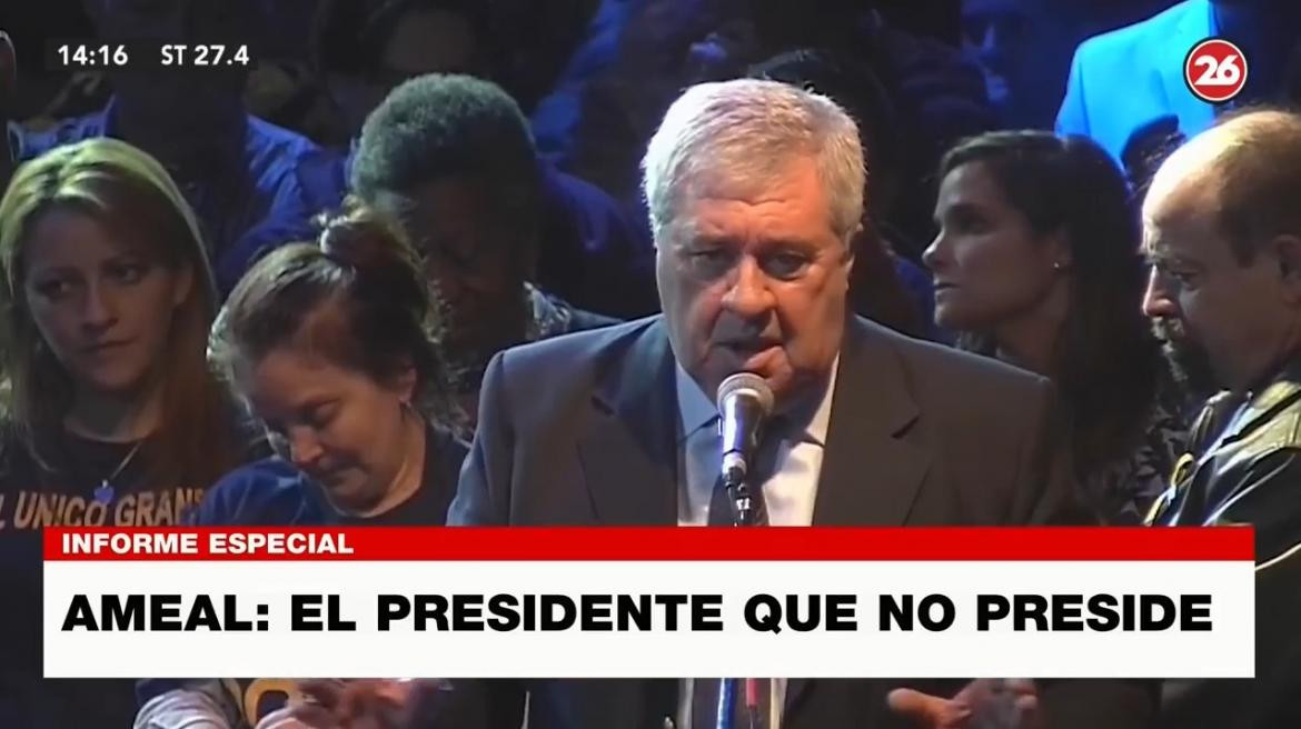Jorge Amor Ameal: el presidente de Boca Juniors que no preside, CANAL 26	