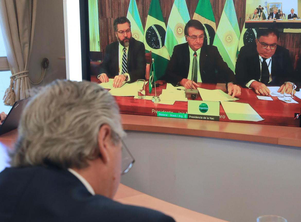 Encuentro entre Alberto Fernández y Jair Bolsonaro, Brasil y Argentina, NA