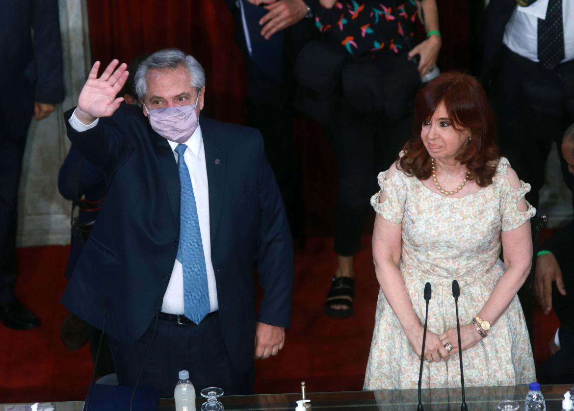 Alberto Fernández y Cristina Fernández de Kirchner, sesiones ordinarias 2021, NA