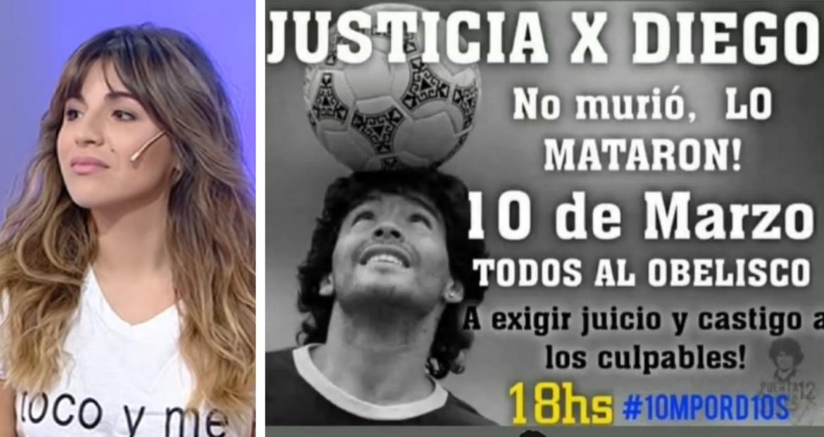 Marcha para pedir justicia por muerte de Maradona