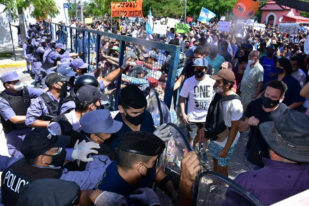 Incidentes en Formosa, protesta, Agencia NA
