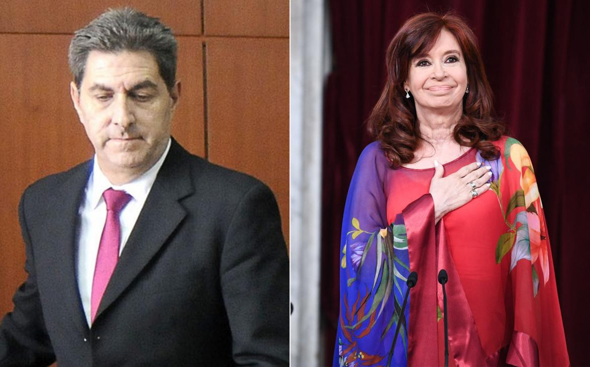 Juan Carlos Gemignani y Cristina Fernández de Kirchner