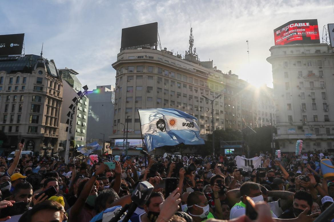 Marcha por Diego Maradona, Reuters.