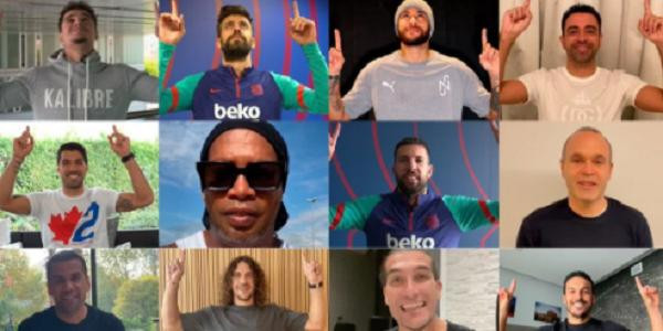 Saludos a Messi por nuevo récord en Barcelona