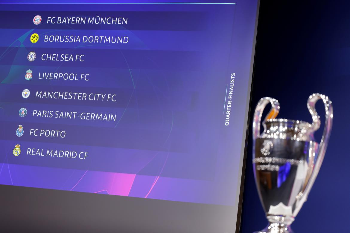 Sorteo de cuartos de final de Champions League 2021, REUTERS