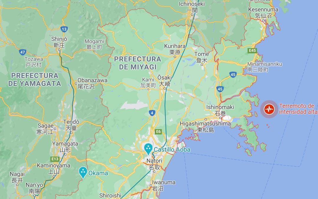 Terremoto y alerta de tsunami en Japón