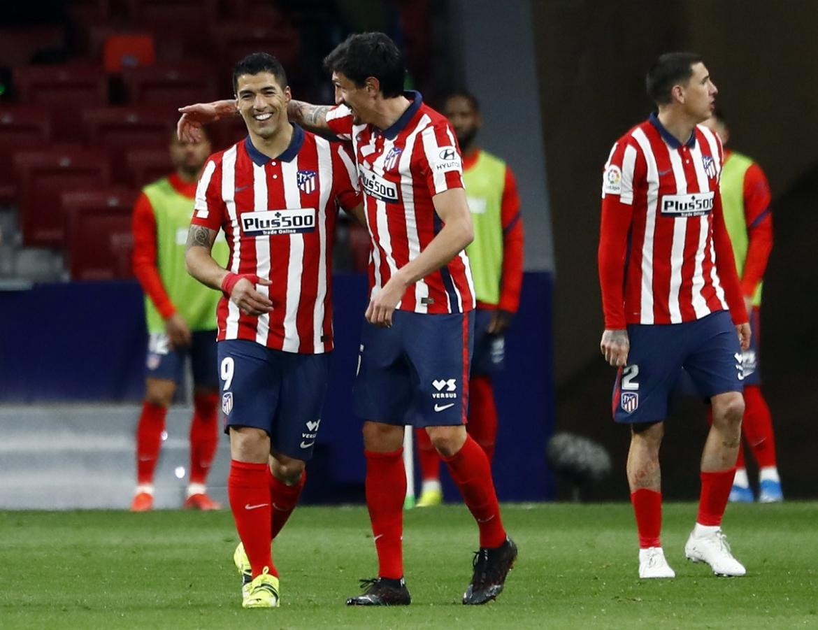 Gol del Atlético Madrid, Luis Suárez, La Liga, fútbol español, Reuters