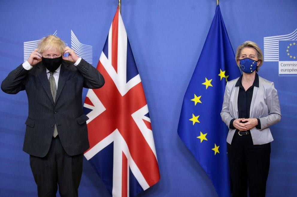 Boris Johnson, Ursula von der Leyen, Reino Unido, Unión Europea, Reuters
