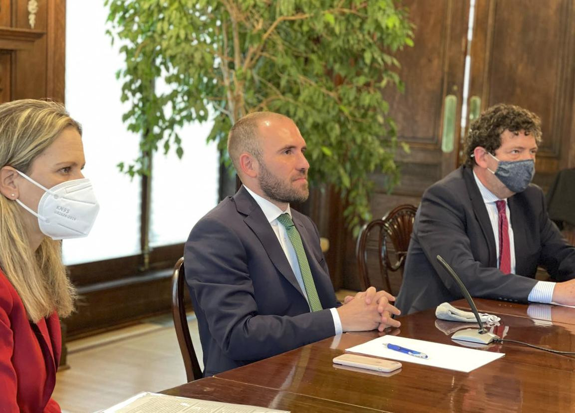 Martín Guzmán, ministro de Economía de Argentina, reunión con FMI, NA