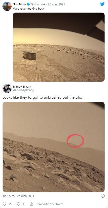 Elon Musk, ovni en Marte