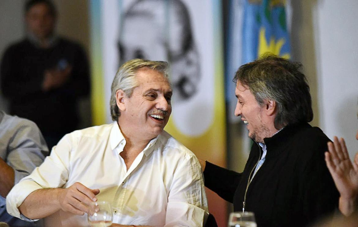 Alberto Fernández y Máximo Kirchner, AGENCIA NA