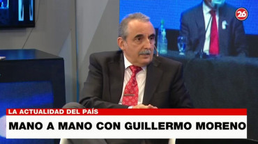 Guillermo Moreno, duro sobre el fracaso del Gobierno: 