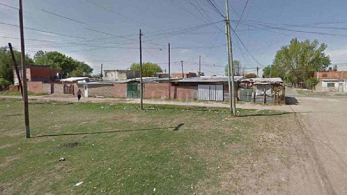 Lugar donde mataron al adolescente en Rosario, Google Maps