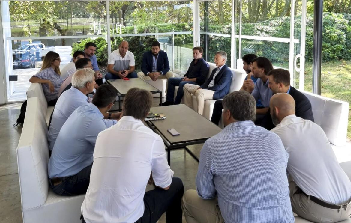 Reunión de Mauricio Macri con dirigentes del PRO, AGENCIA NA