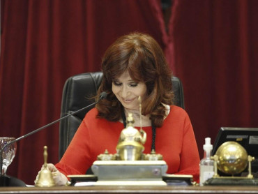 Cristina Kirchner, a la oposición en el Senado: 