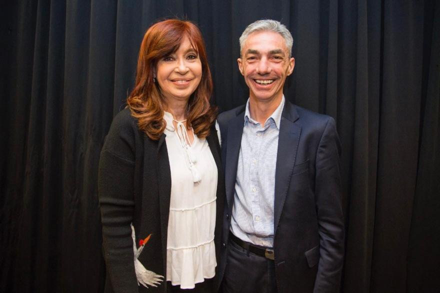 Cristina Kirchner y Mario Meoni