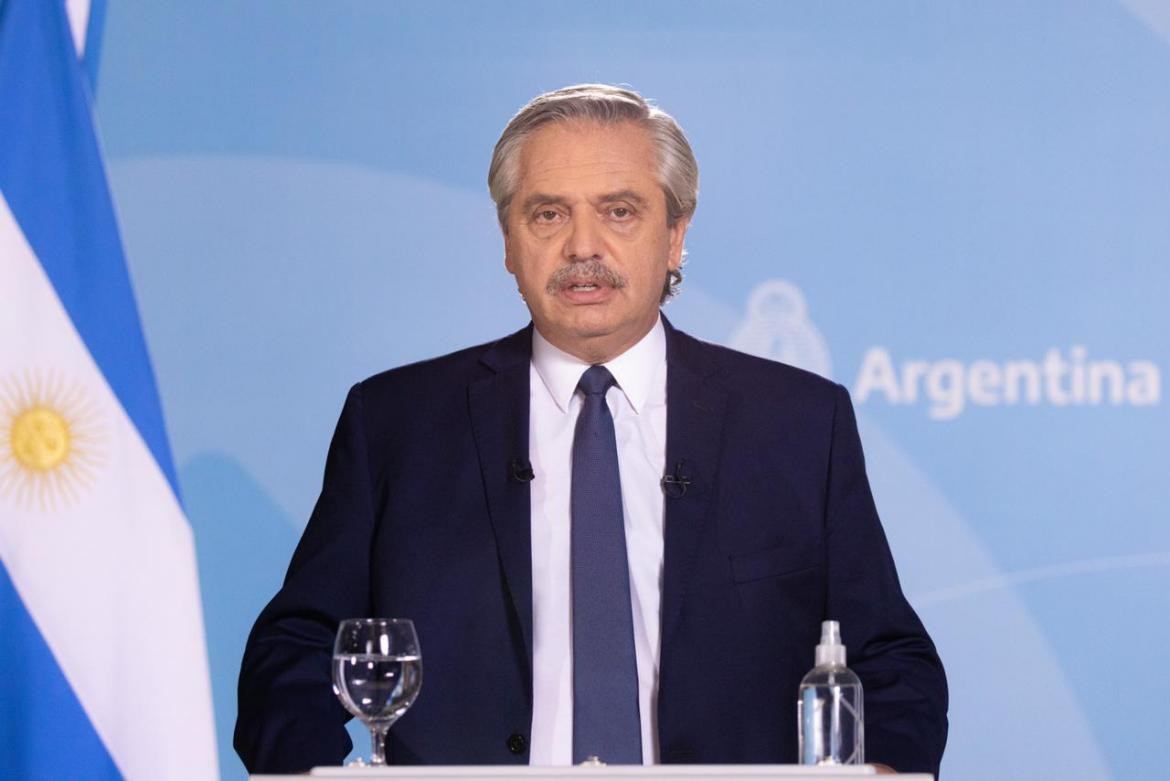 Alberto Fernández, anuncios, prensa Presidencia