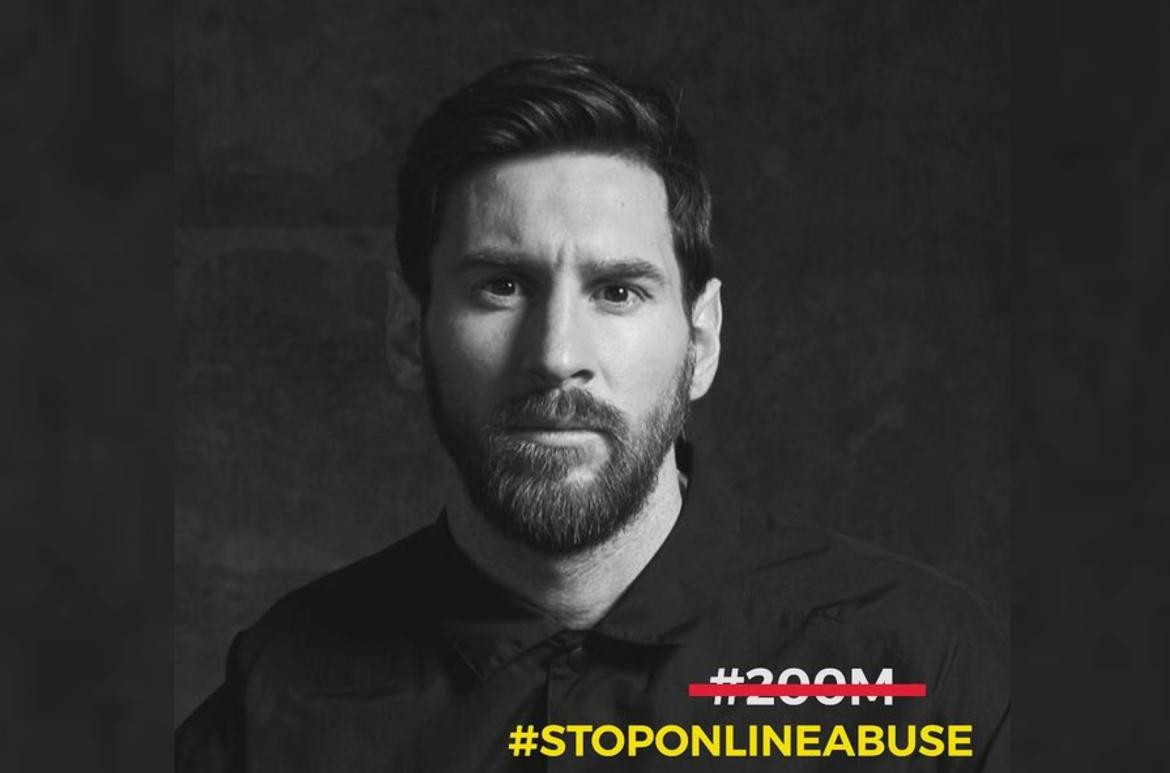Lionel Messi en Instagram contra el abuso en las redes sociales