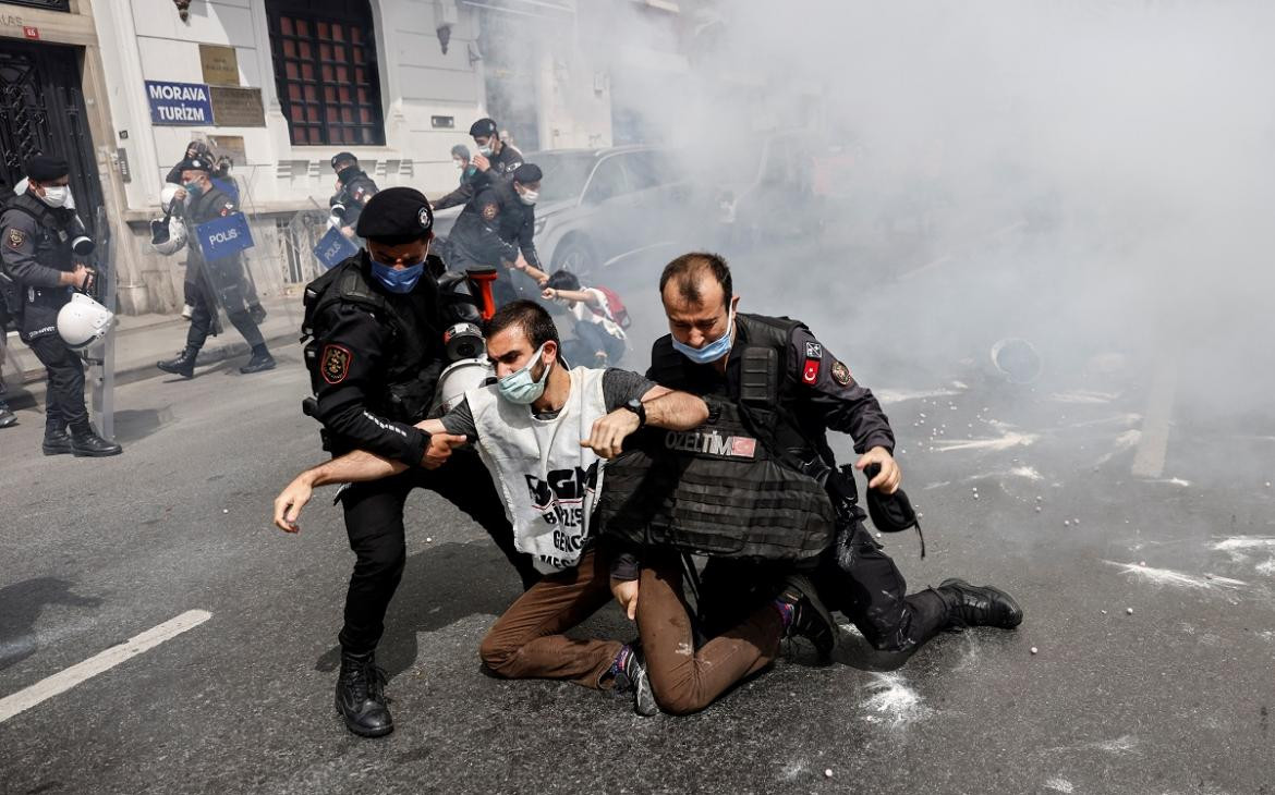 Protestas en Turquía por el Día del trabajador, Reuters.