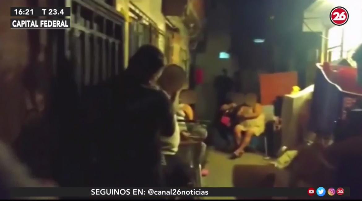 Fiesta clandestina, coronavirus en Argentina, Canal 26