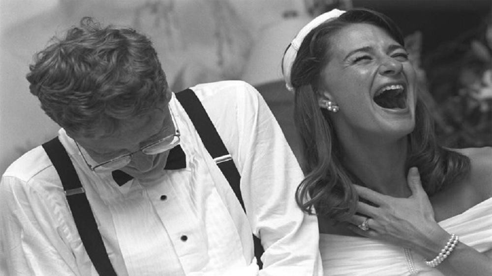 Melinda y Bill Gates en su boda Foto: Instagram@melindafrenchgates
